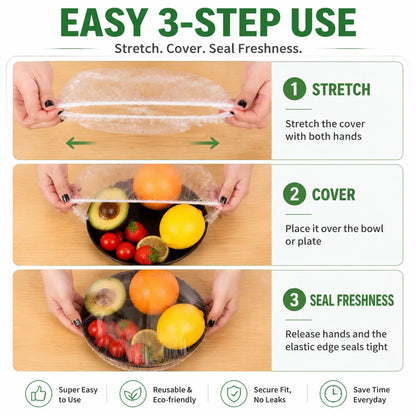 Disposable Stretch Food Covers – 100 Count - product image 7