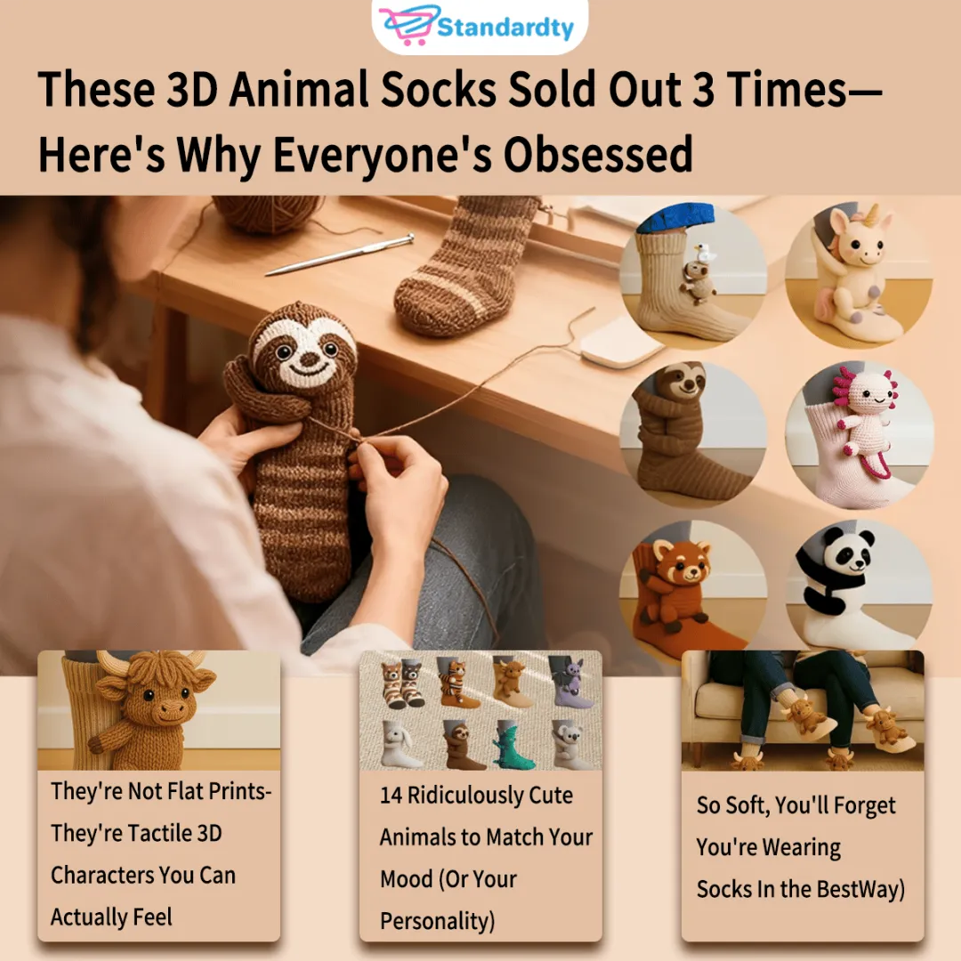 Animal-Design Casual Socks - product image 4