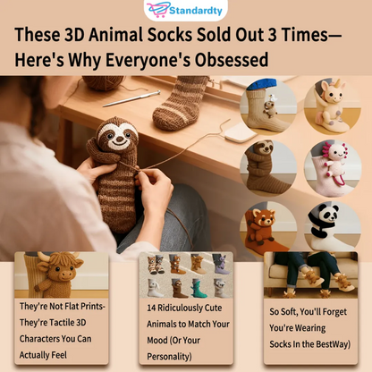 Animal-Design Casual Socks - product image 4