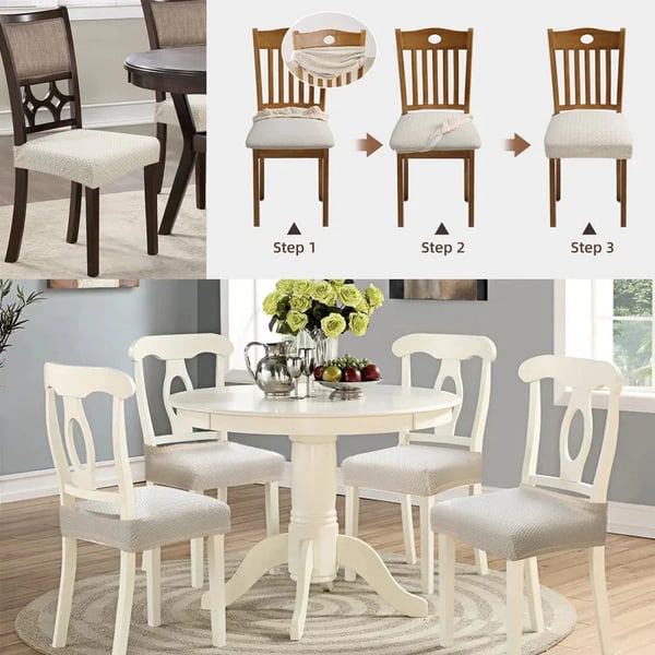 Jacquard Stretch Chair Cover - product image 4