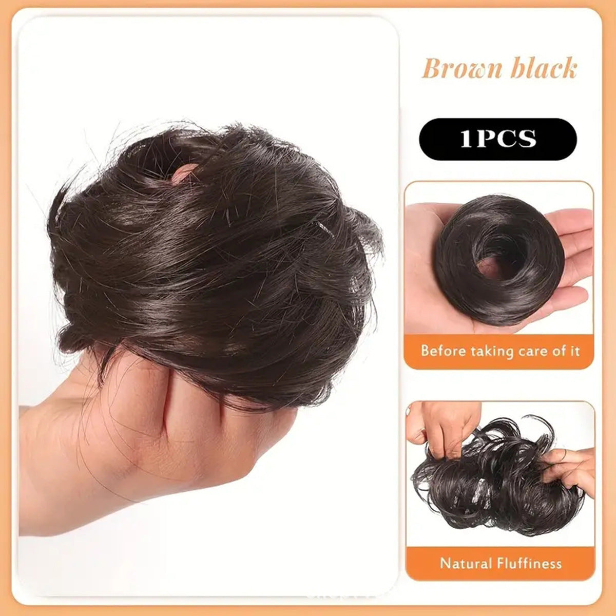 Synthetic Hair Bun Extension - product image 10
