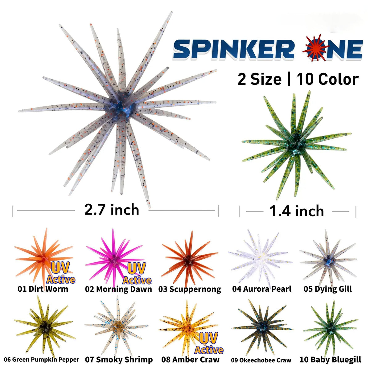 Tentacle Soft Plastic Fishing Lures – 4 or 6 Pack - product image 20