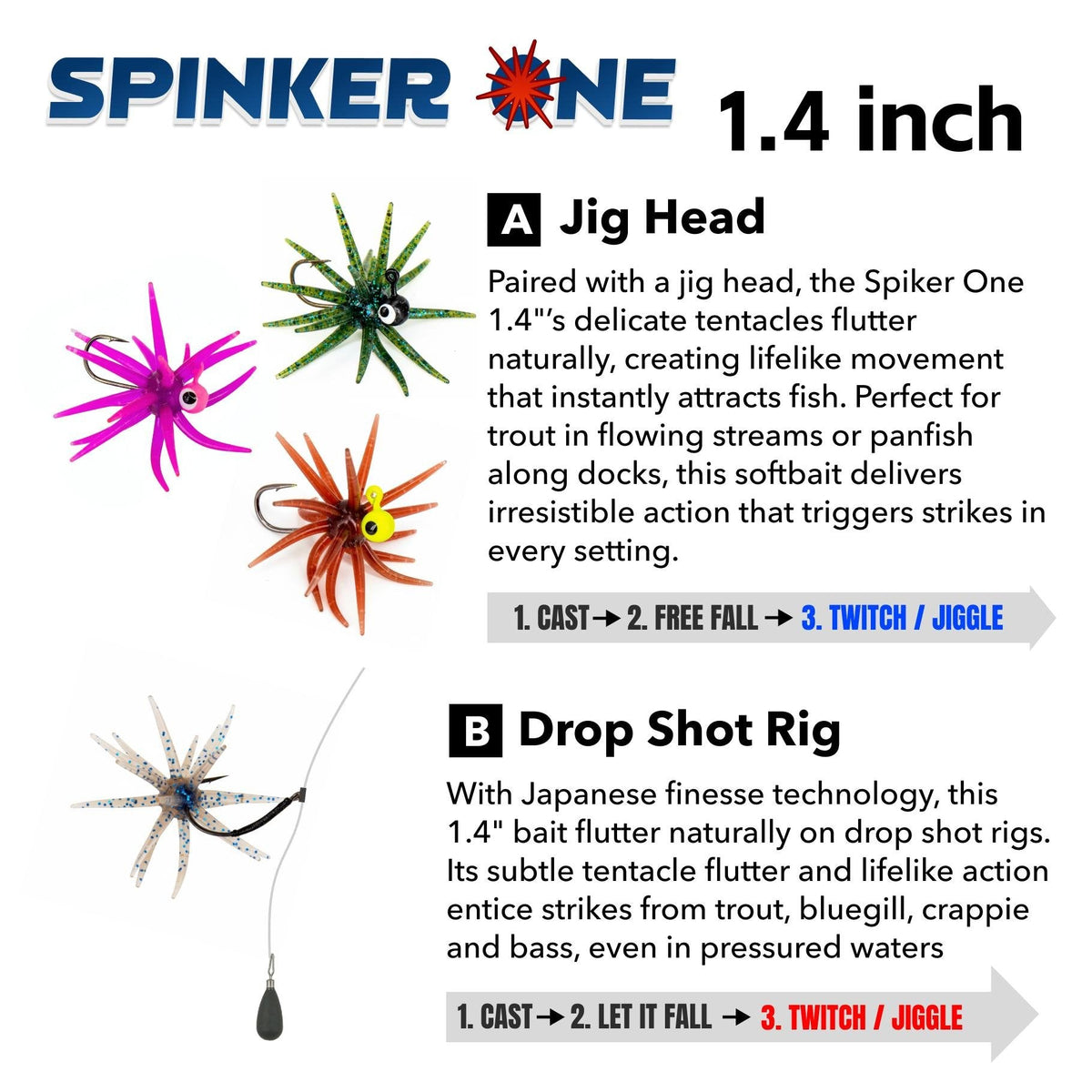 Tentacle Soft Plastic Fishing Lures – 4 or 6 Pack - product image 14