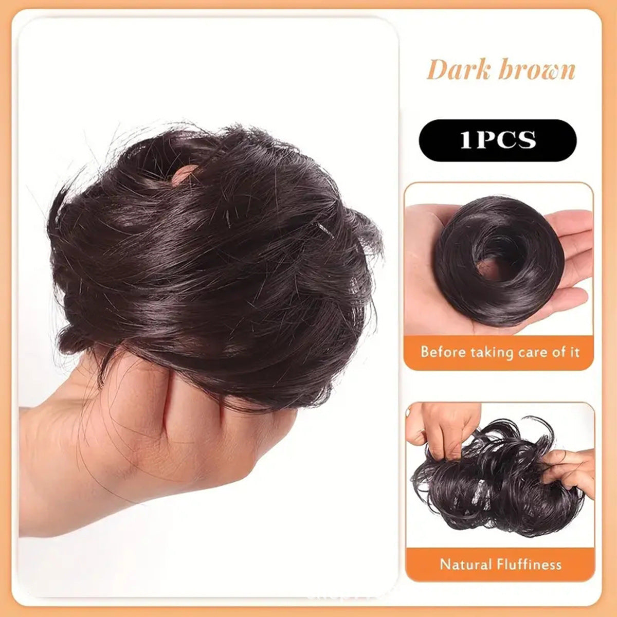 Synthetic Hair Bun Extension - product image 11