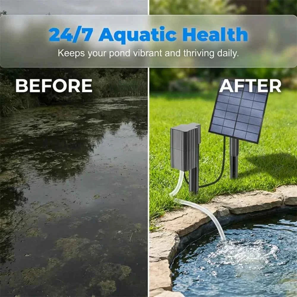 Solar Pond Aerator with Air Pump - product image 5