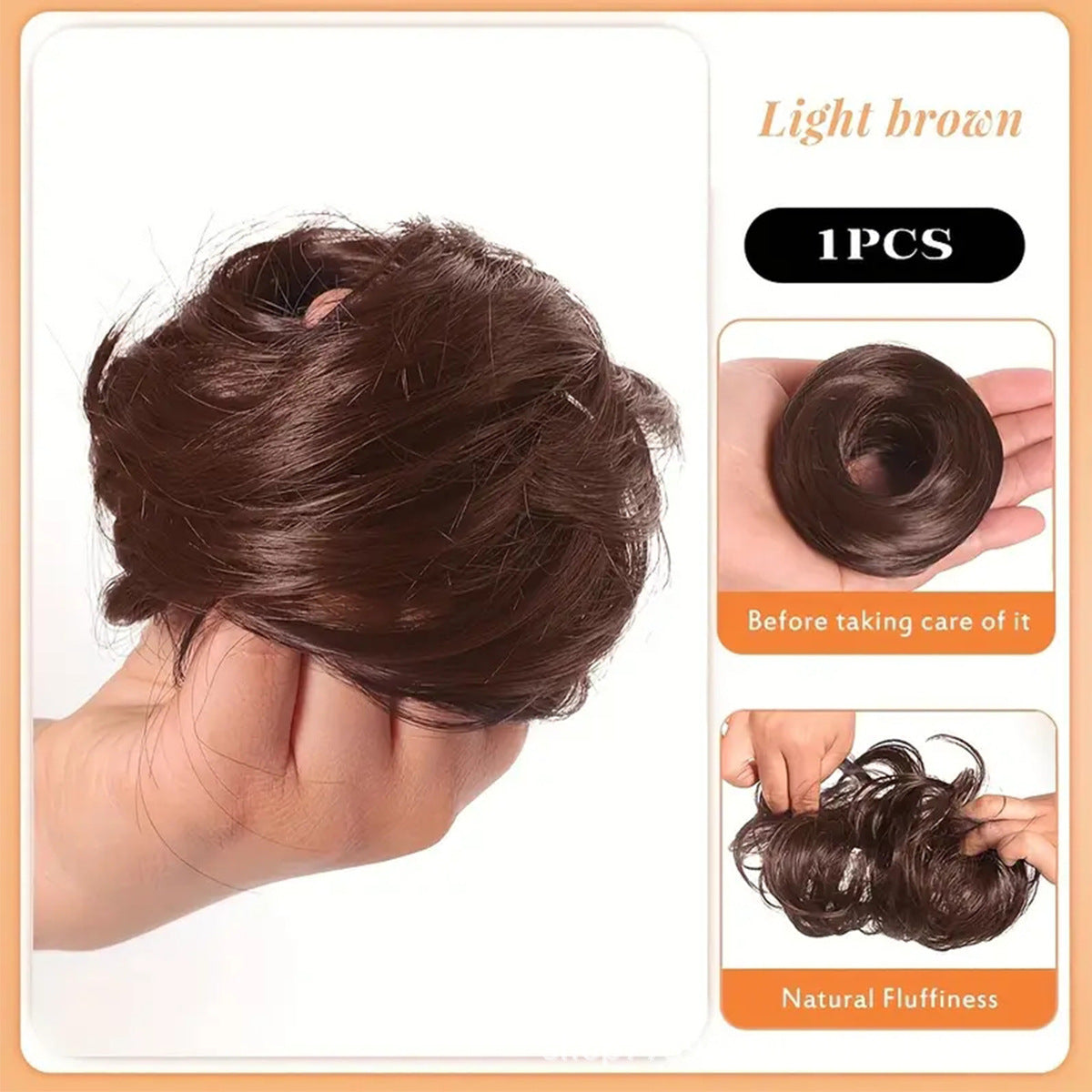 Synthetic Hair Bun Extension - product image 12