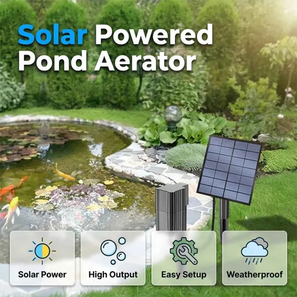 Solar Pond Aerator with Air Pump - product image 6
