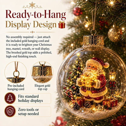 Glowing Christmas Diorama Ornament - product image 4