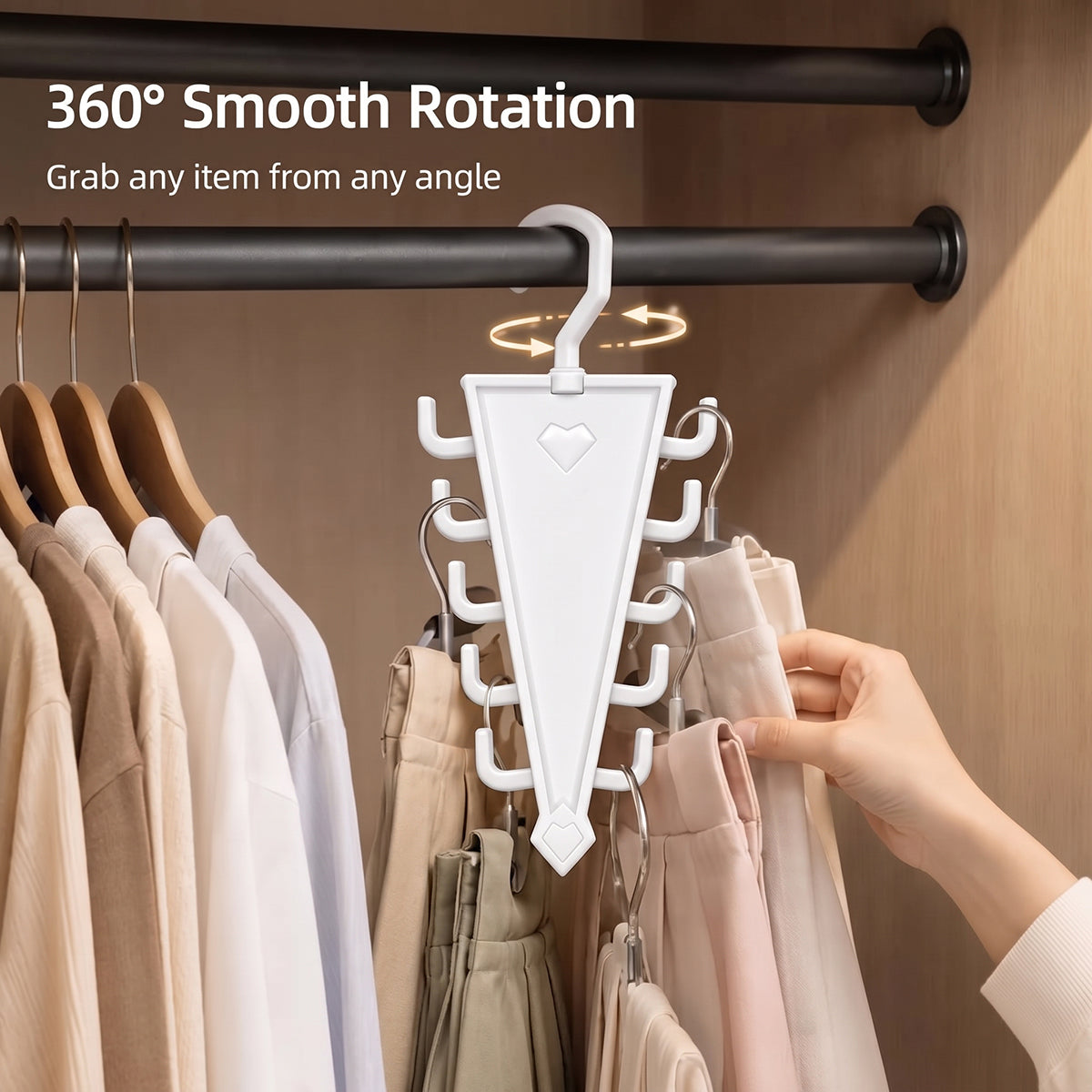 Rotating 12-Slot Accessory Hanger - product image 5