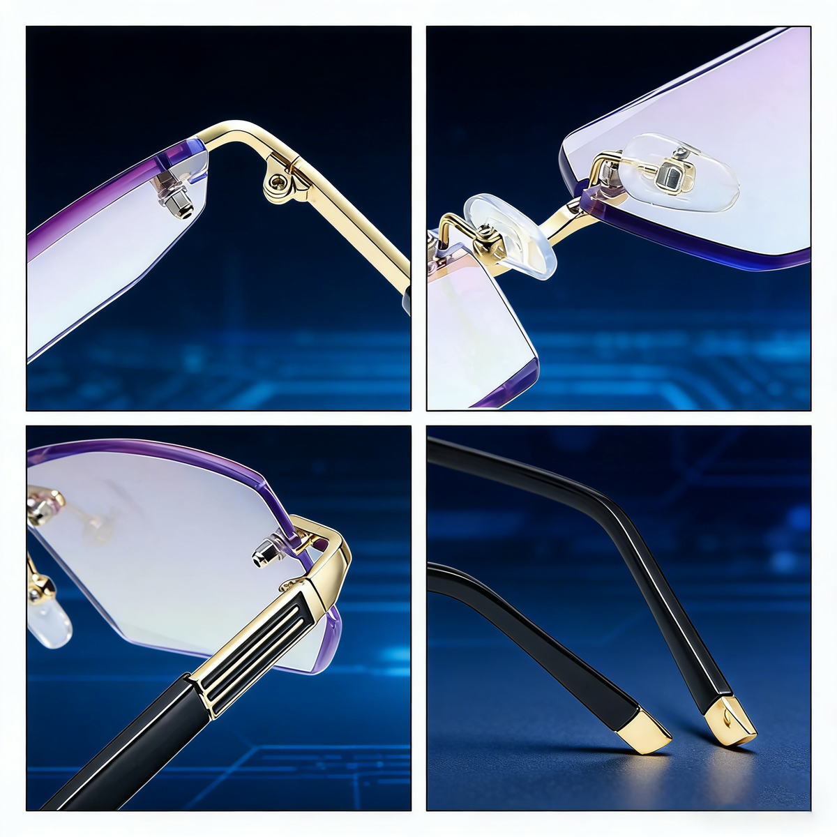 Reading Glasses with Gold or Silver Frame Options - product image 7