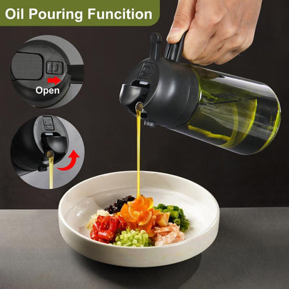 2-in-1 Glass Oil Sprayer and Dispenser - product image 2