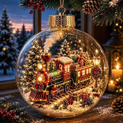 Glowing Christmas Diorama Ornament - product image 12
