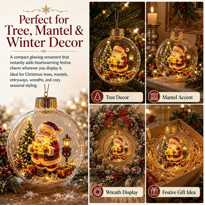 Glowing Christmas Diorama Ornament - product image 3