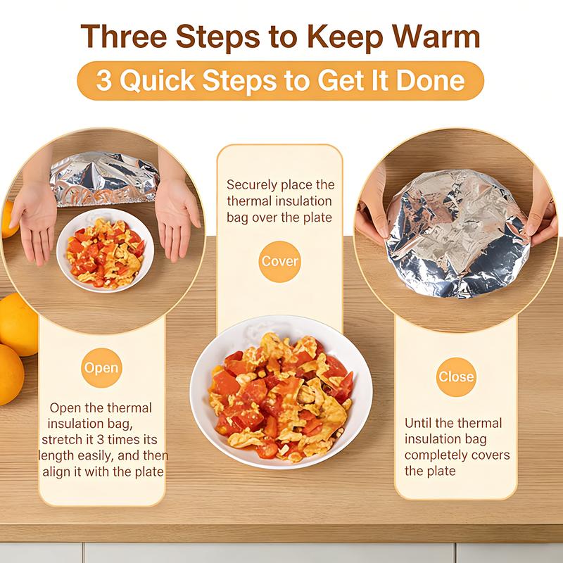 Reusable Aluminum Foil Food Covers - product image 6