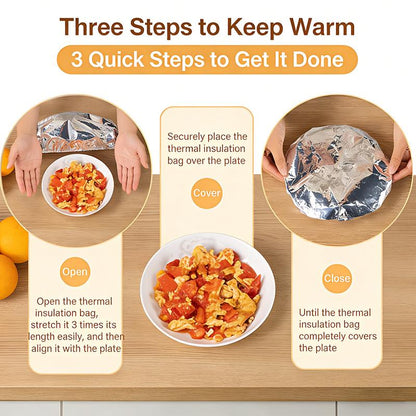 Reusable Aluminum Foil Food Covers - product image 6
