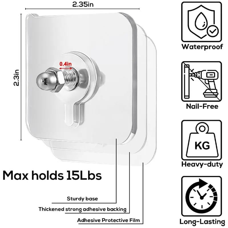 Self-Adhesive Wall Hooks - product image 2