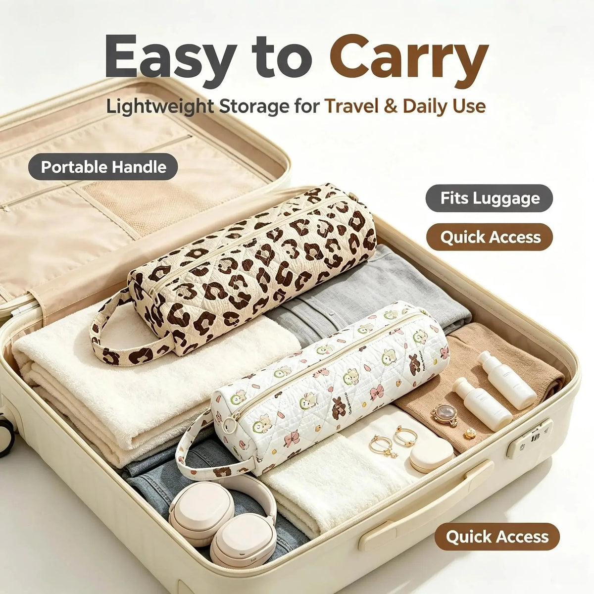 Quilted Multipurpose Storage Bag with Handle - product image 3