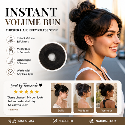 Synthetic Hair Bun Extension - product image 1