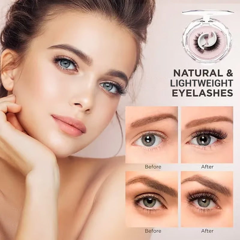 Reusable Self-Adhesive False Eyelashes – 3-Pair Set - product image 4