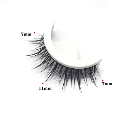 Reusable Self-Adhesive False Eyelashes – 3-Pair Set - product image 15